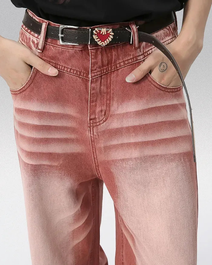 Vintage red jeans "Blitz"