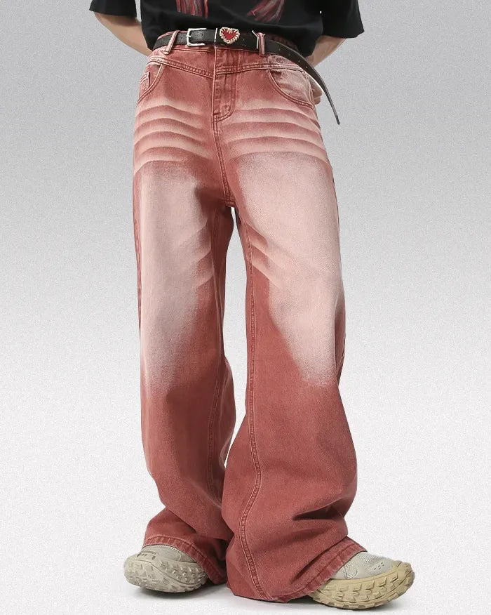 Vintage red jeans "Blitz"