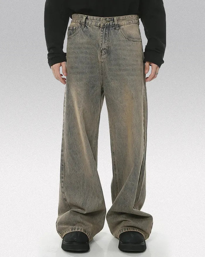 Vintage wash jeans "Axel"