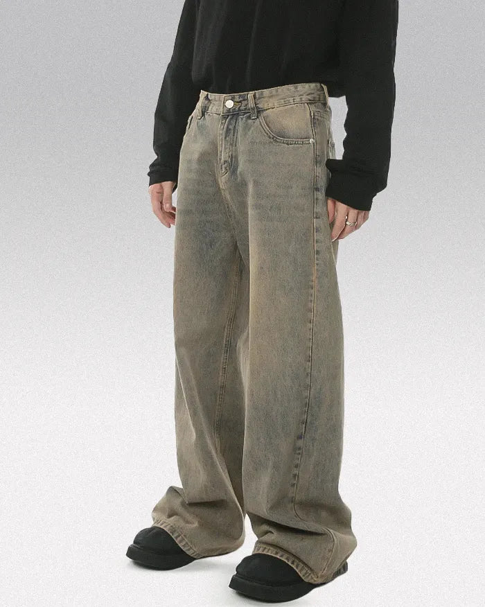 Vintage wash jeans "Axel"