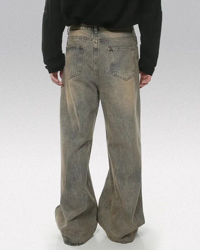 Vintage wash jeans "Axel"