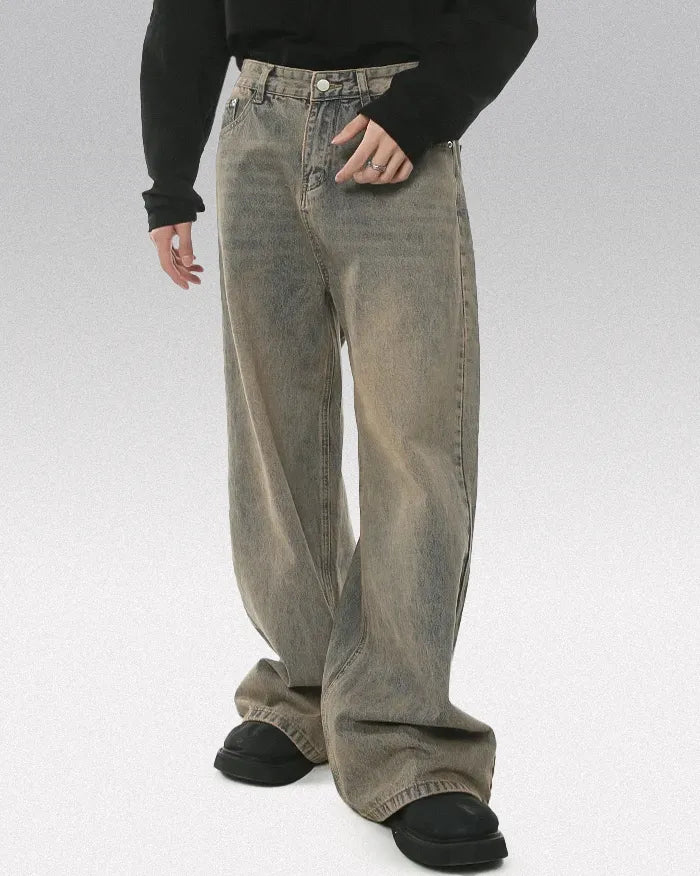 Vintage wash jeans "Axel"
