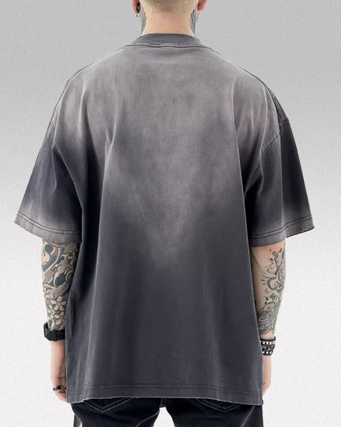Vintage wash tee "Oblivion"