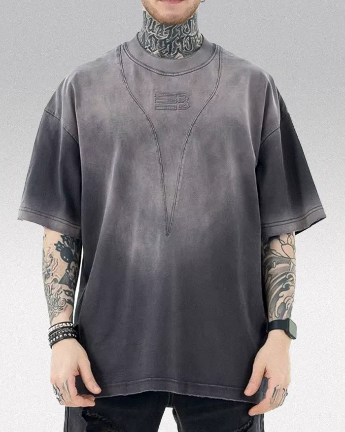 Vintage wash tee "Oblivion"