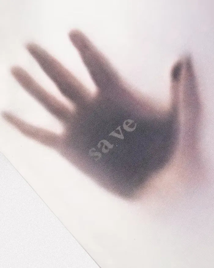 White T-Shirt Streetwear "Save me"