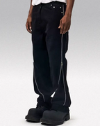 Y2k black jeans men "Eclipse"