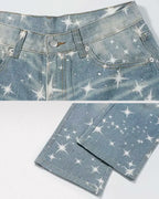 Y2k Blue Jeans "Xenon"
