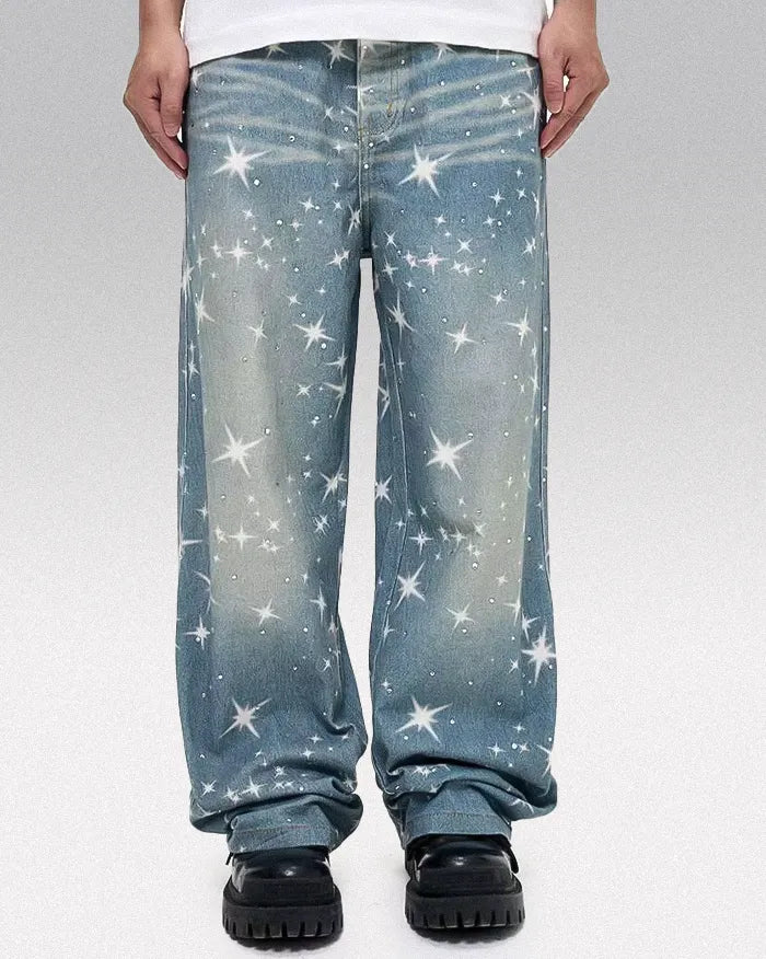 Y2k Blue Jeans "Xenon"
