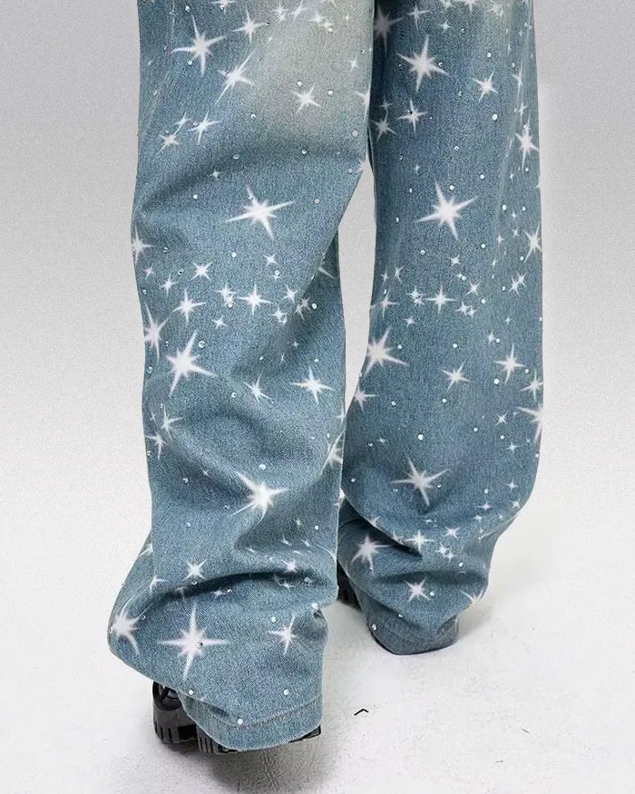 Y2k Blue Jeans "Xenon"