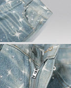 Y2k Blue Jeans "Xenon"