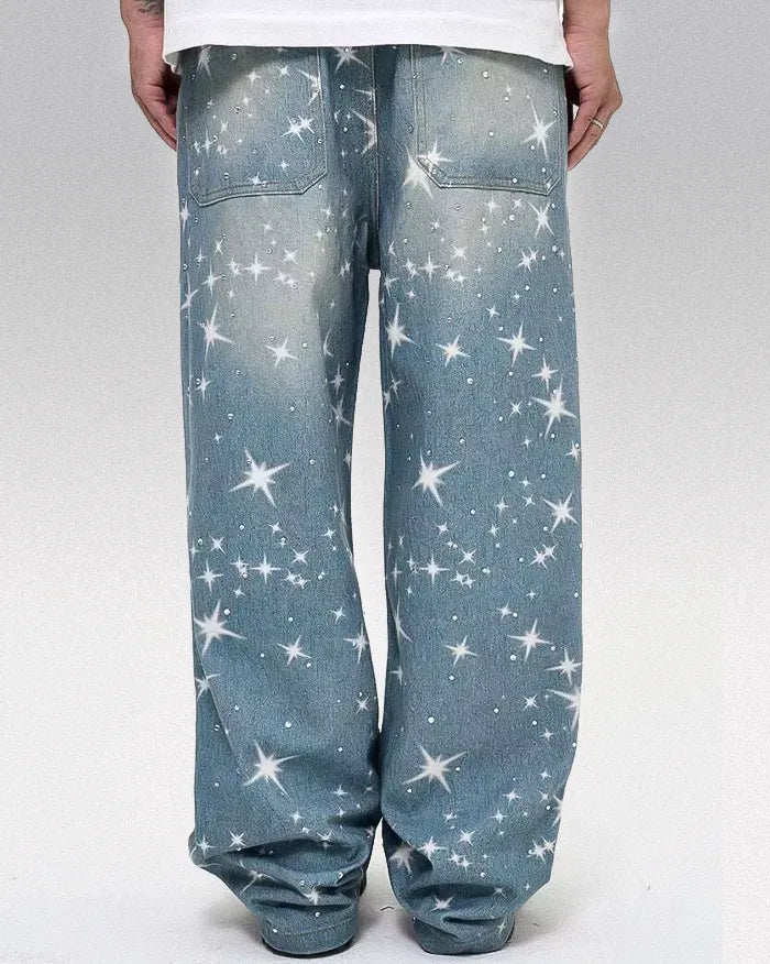 Y2k Blue Jeans "Xenon"