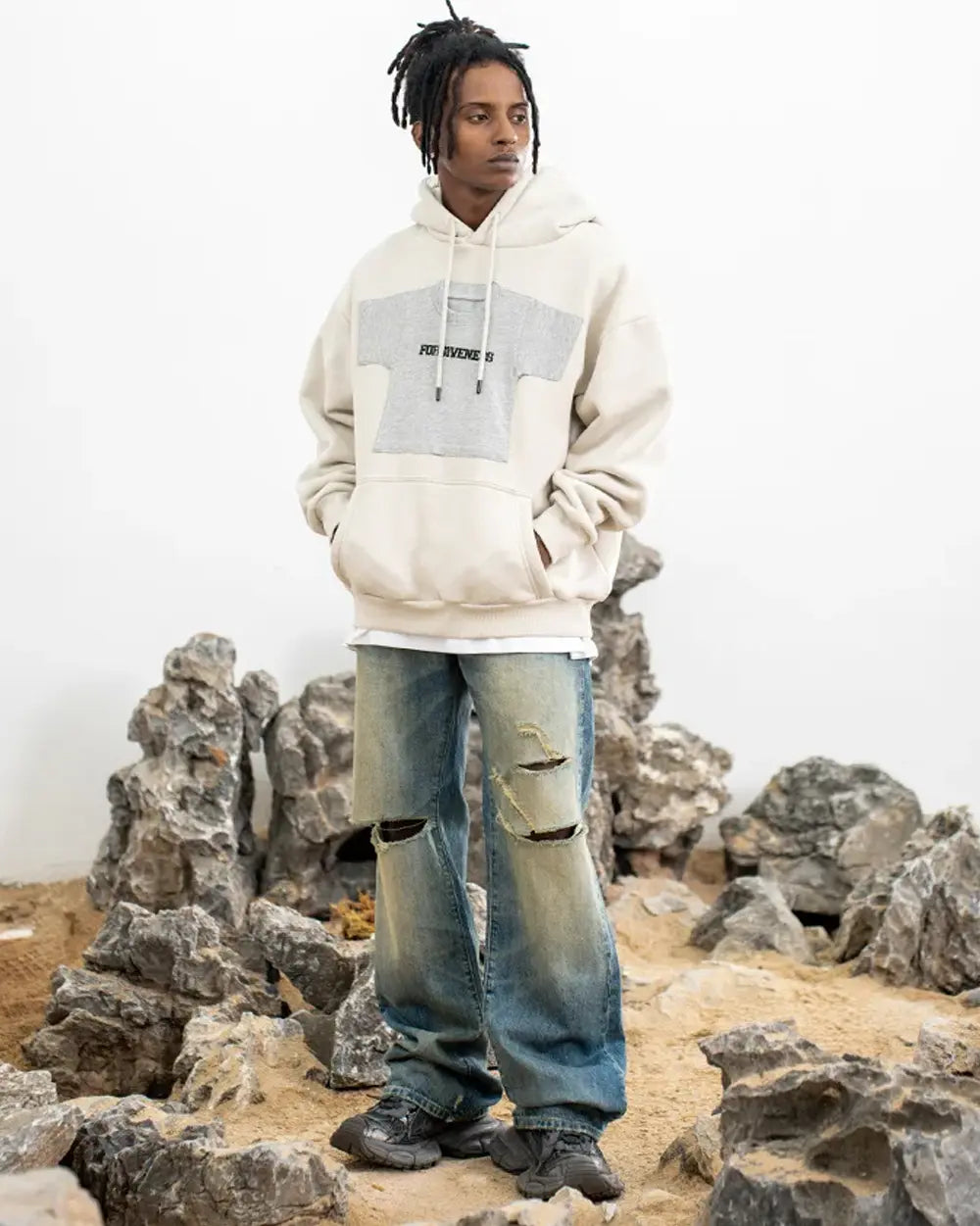 Y2k hoodie men's "Mona"