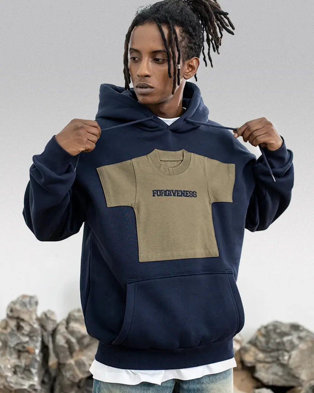 Y2k hoodie men's "Mona"