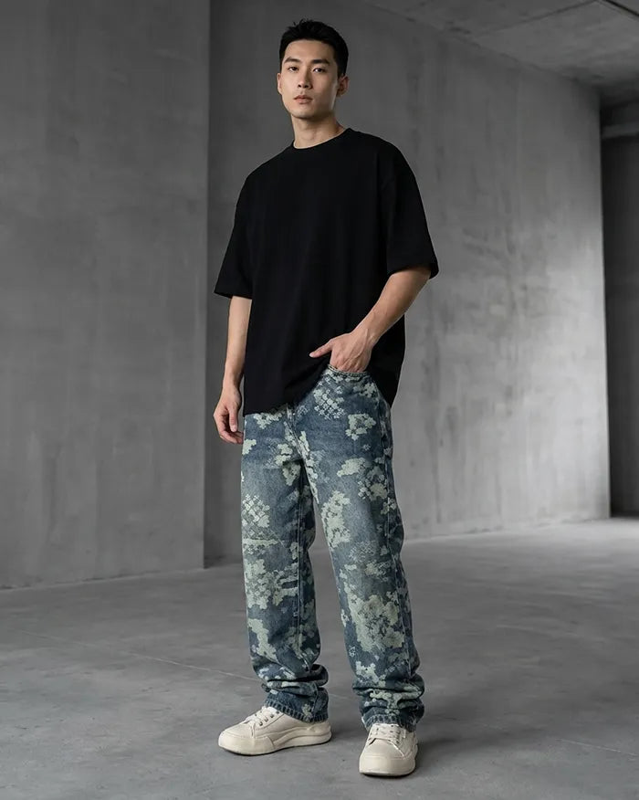Y2k men jeans "Cygnus"