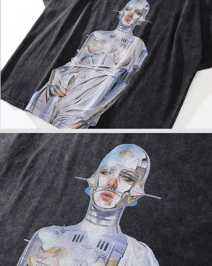 Y2k oversized T-shirt "Sypher"