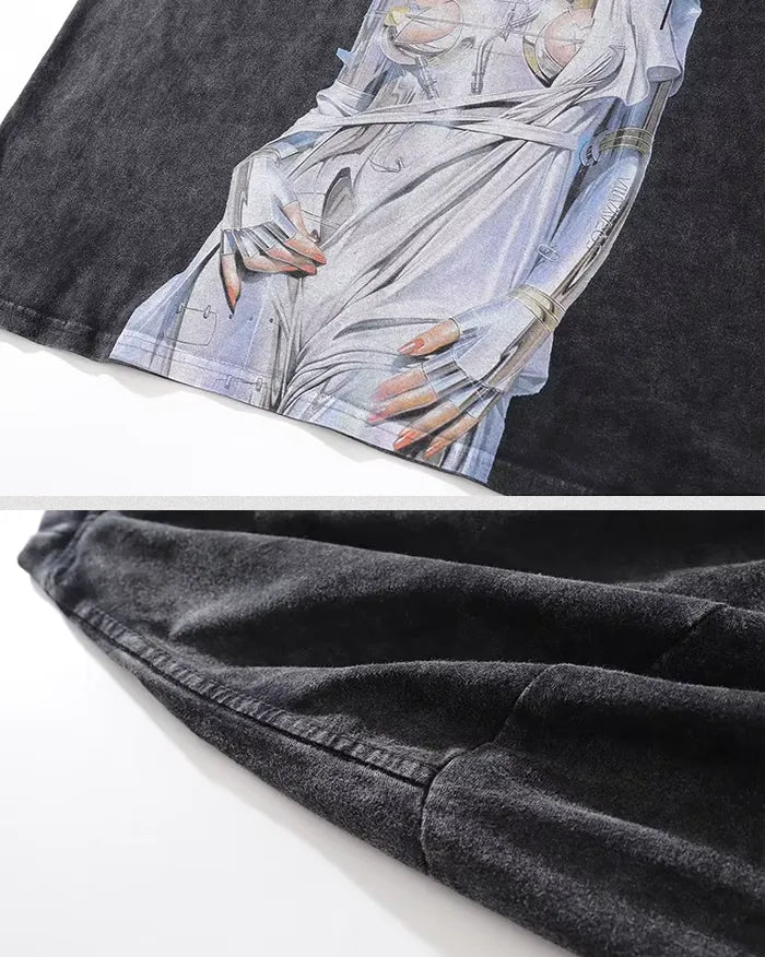 Y2k oversized T-shirt "Sypher"