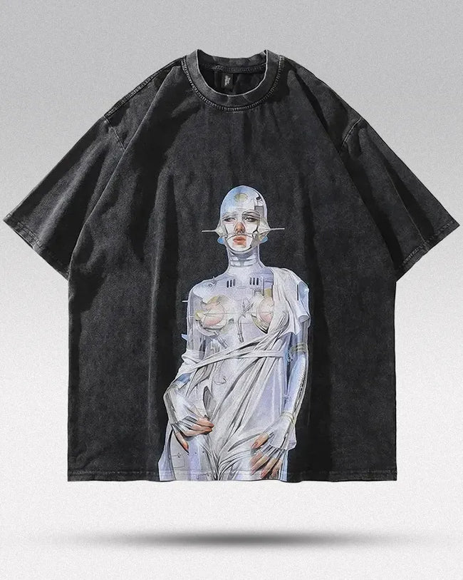Y2k oversized T-shirt "Sypher" Hover Image