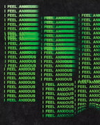 Y2k shirt men's "Anxious"