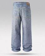 Y2k washed blue jeans "Celestial"