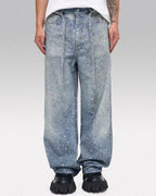 Y2k washed blue jeans "Celestial"