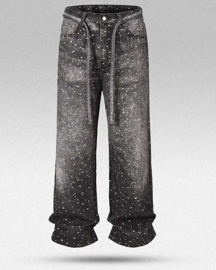Y2k washed jeans "Celestial"