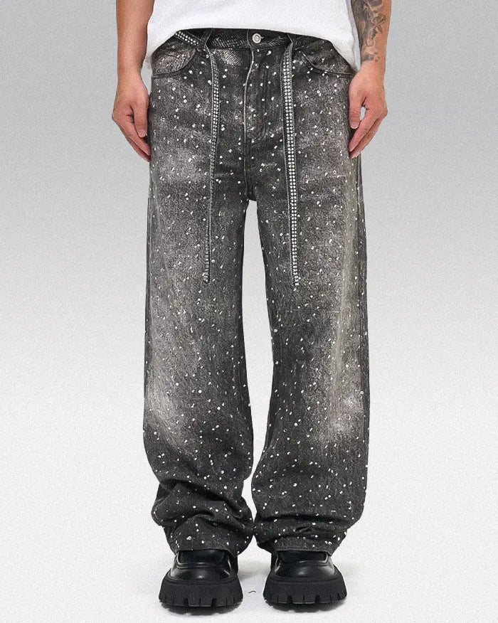 Y2k washed jeans "Celestial"