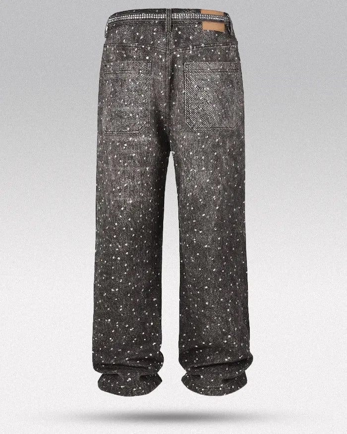 Y2k washed jeans "Celestial"