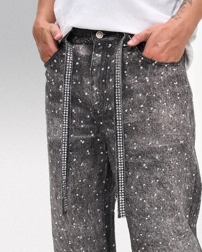 Y2k washed jeans "Celestial"