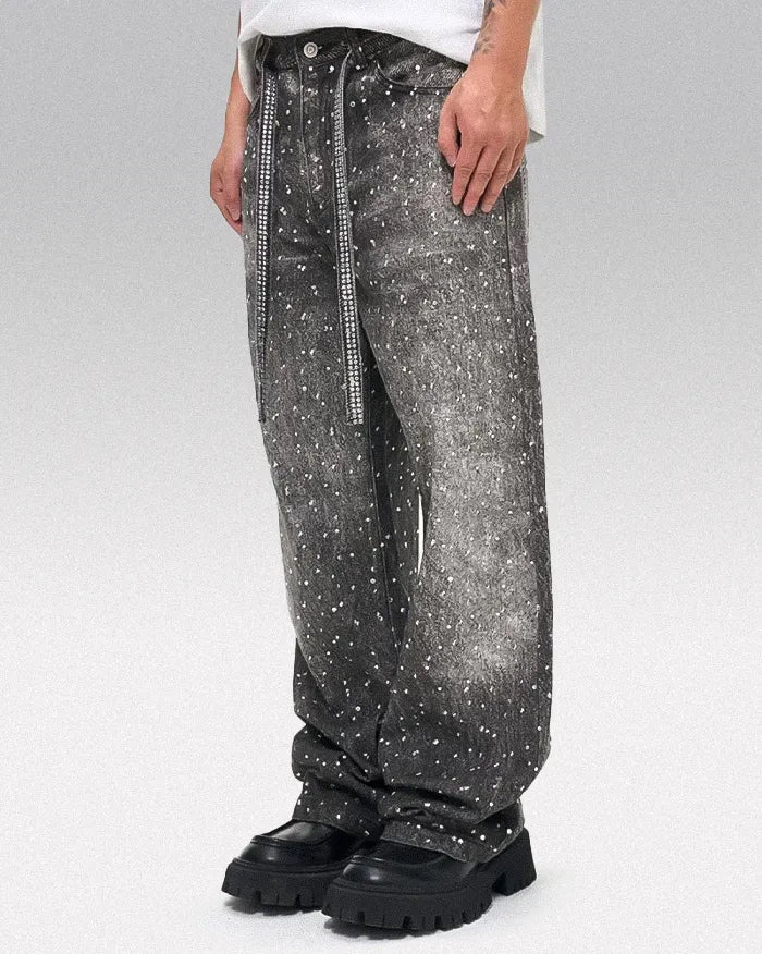 Y2k washed jeans "Celestial"